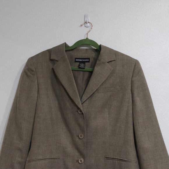 Norton McNaughton Brown Blazer Sz 12 - Picture 2 of 10